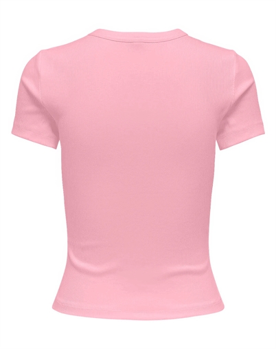 Only - ONLVal Life O-Neck T-Shirt - Romance Rose 
